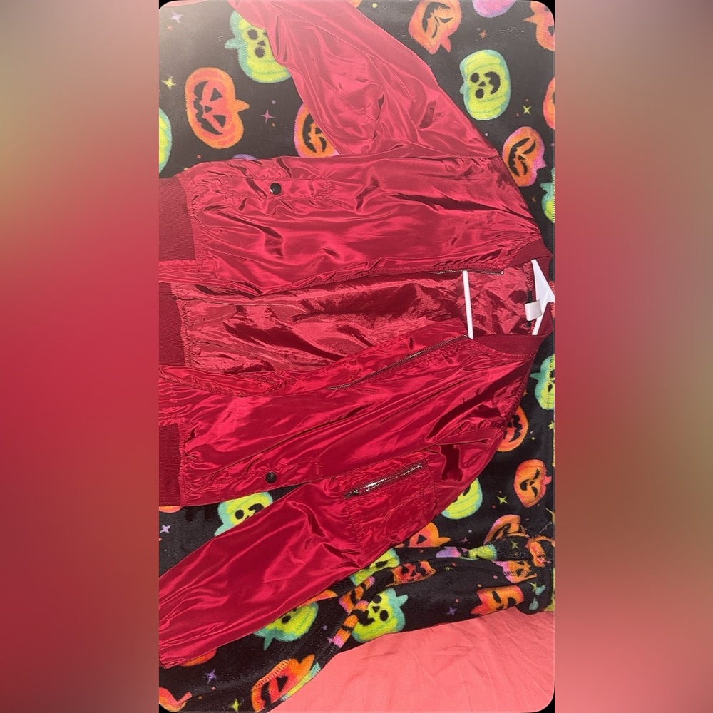 Hype Red Bomber Jacket